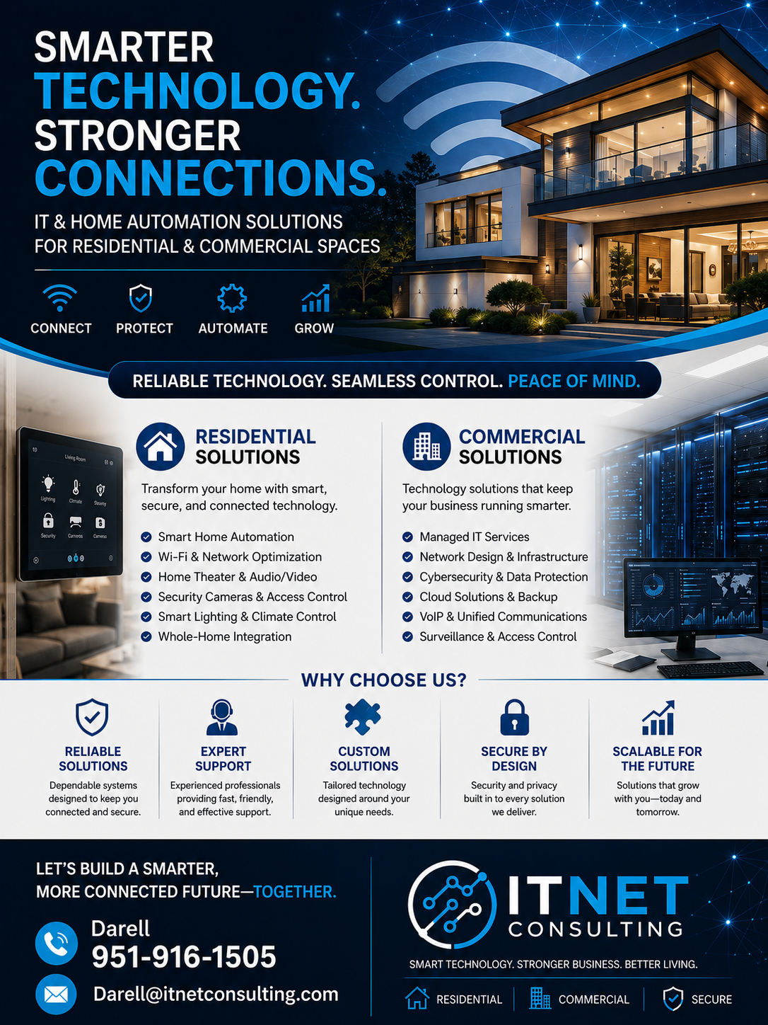 IT Net Consulting residential and commercial technology solutions